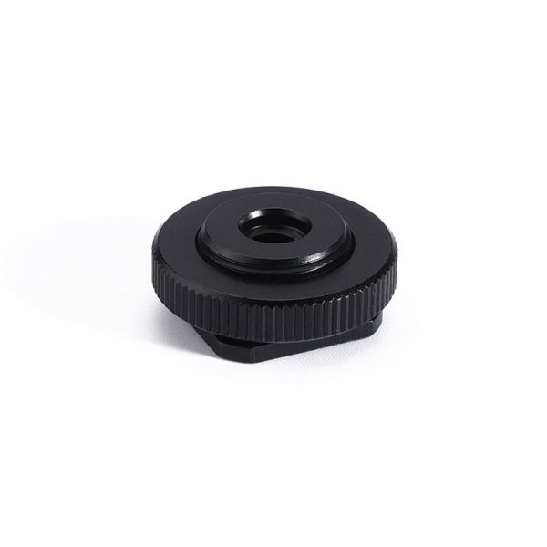 2 PCS Aluminum Hot Shoe Single Nut Screw 5 / 8 Male to 1 / 4 Female Adapter - Image 2