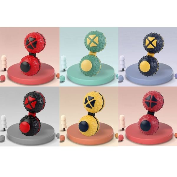 2 PCS One-Piece Decompression Massage Ball Vent Toy (Dark Blue) - Image 2