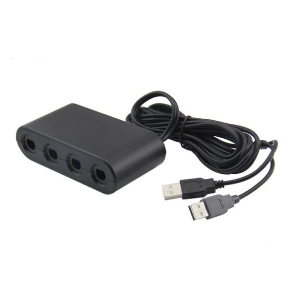 GC Handle To Wii U / PC / Switch Converter Adapter (Black)