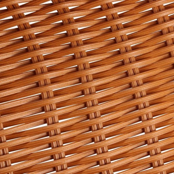 A1744 Rattan Basket Food Fruit Storage Basket Rectangular Fruit Plate, Size: Small - Image 4