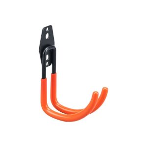 630 Large Round Garage Hook Warehouse Storage Dip Metal Hook (Bright Orange)
