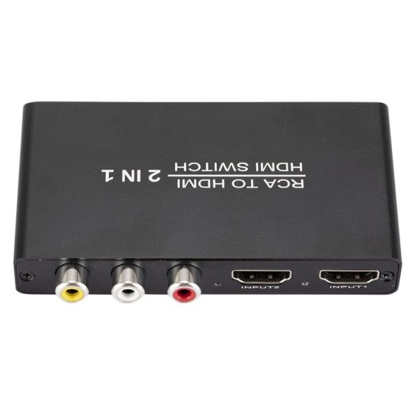 QH021 AV + HDMI To I HDMI 2 To 1 Out Switcher - Image 3