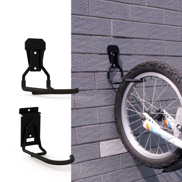 Bicycle Hook Metal Wall Garage Bicycle Rack 830 On Wall (Black) - Image 4