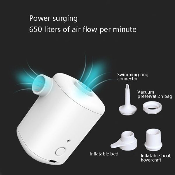 AP220 Outdoor Two-Purpose Portable Suction & Inflatable Pump (White) - Image 5