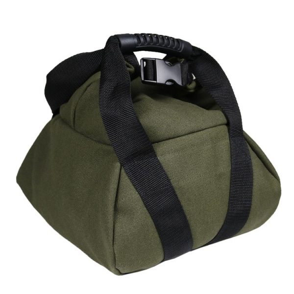 Canvas Weightlifting Fitness Sandbag (Green) - Image 2