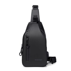 WEIXIER XB301 Men Chest Bag Outdoor Leisure Messenger Bag (Black)