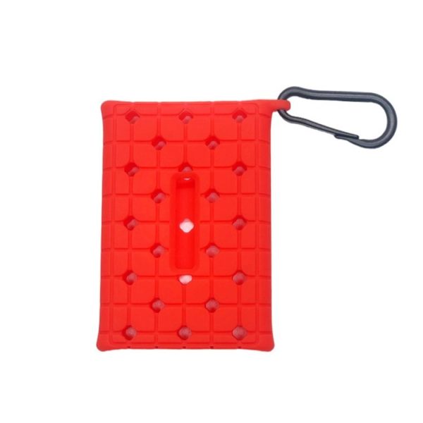 Mobile Solid State Drive Silicone Case For Samsung T7 (Red)