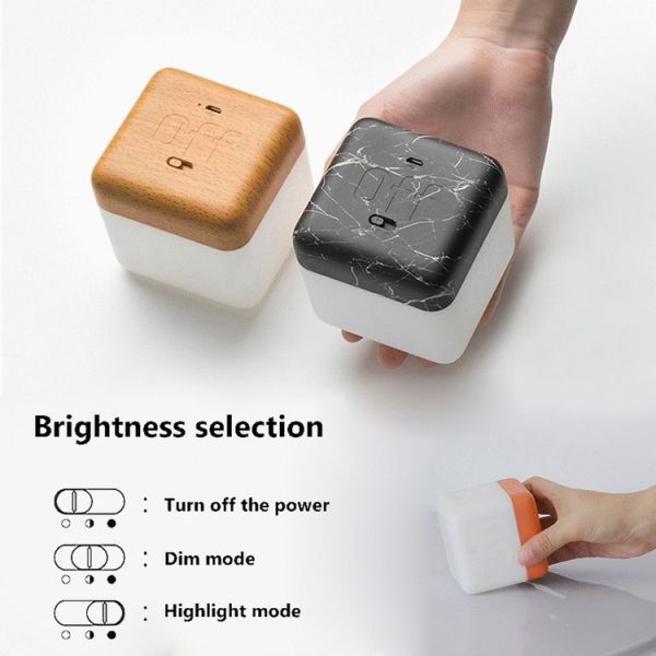 Square Flip Polyhedral Timing Night Light (Green) - Image 4