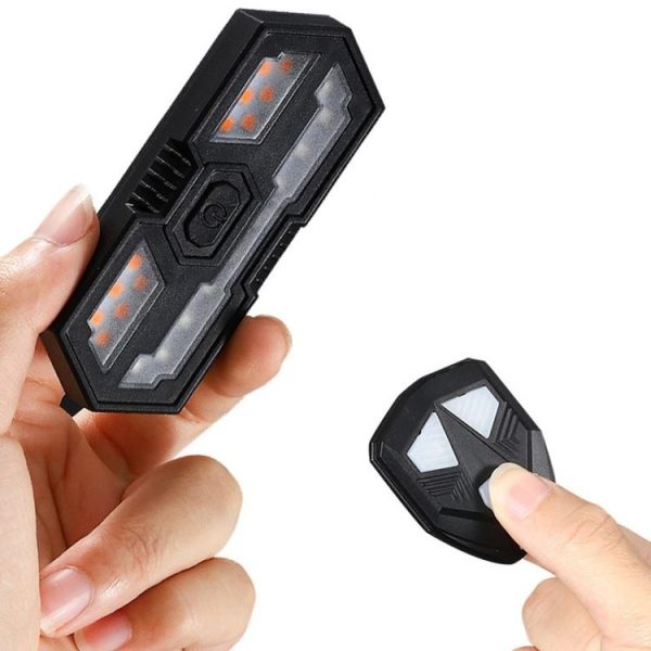 WEST BIKING Bicycle Remote Control Tail Light With Horn Tone (Black) - Image 2