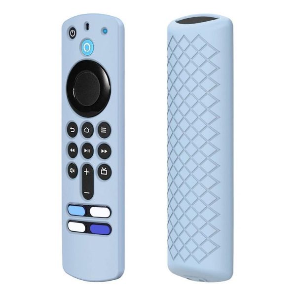 2 PCS Silicone Shell For Alexa Voice Remote 3rd Gen&TV Stick 3rd Gen (Blue)