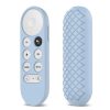 2 PCS Silicone Protective Shell for Google Chromecast 2020 Remote Control (Sky Blue)