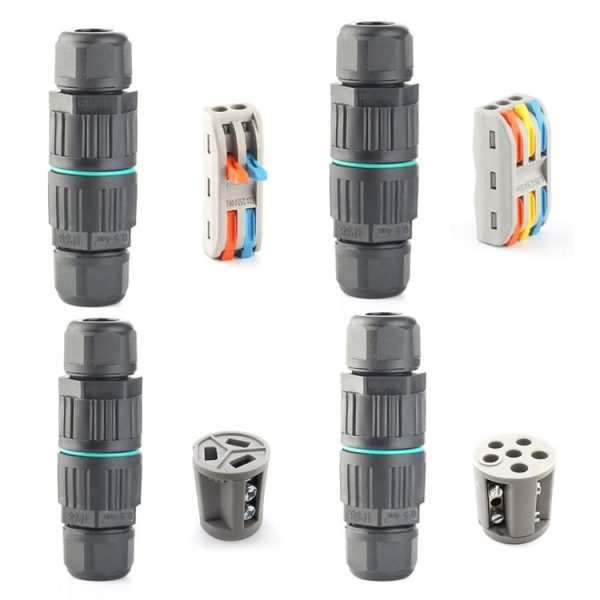 CDF-200 / 3 Waterproof Wire Connector With 5 Pin Cold Pressure Terminal - Image 2
