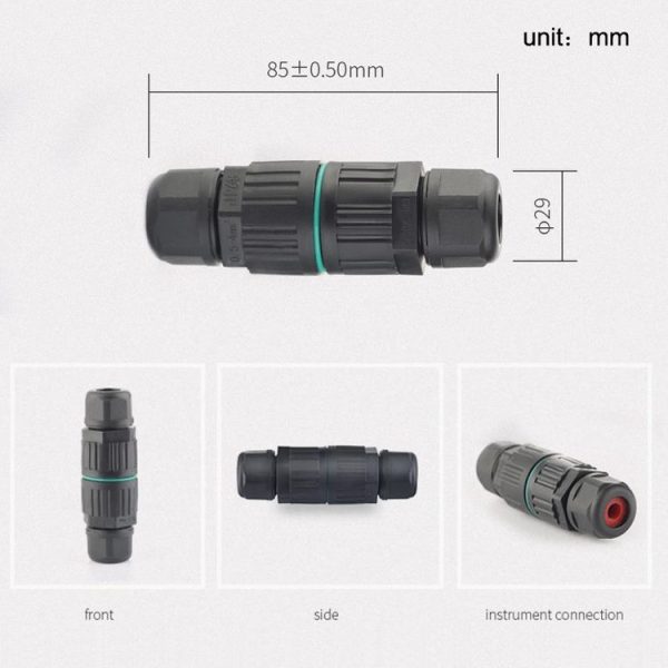 CDF-200 / 3 Waterproof Wire Connector With 5 Pin Cold Pressure Terminal - Image 3