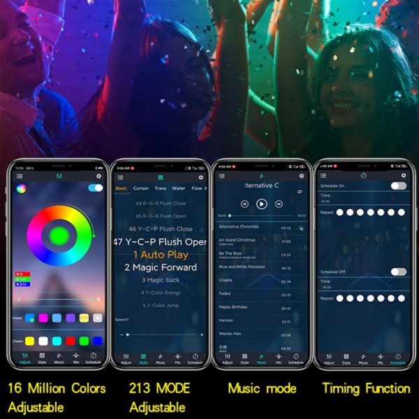 2.4G Remote Control LED Symphony Marquee Light Strip, Length: 5m 70 LEDs - Image 4