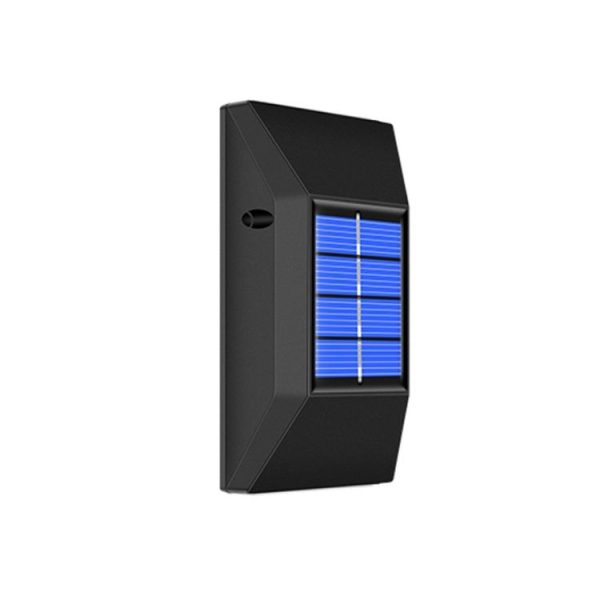 Outdoor Decorative Waterproof Solar Wall Light, Spec: 4 LEDs White Light - Image 2