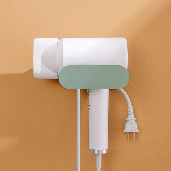 Bathroom Hair Dryer No Punching Iron Hanger (Black) - Image 7