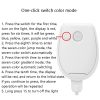 Hanging LED Toilet Light Intelligent Automatic Human Body Induction Light (RGB Multicolor) - Image 7