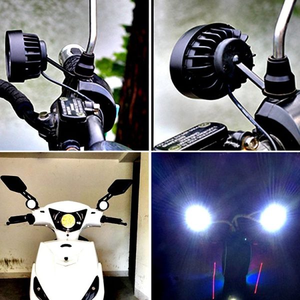 2 PCS MK-262 6 LEDs Motorcycle Fog Lamp Shooting Light - Image 4
