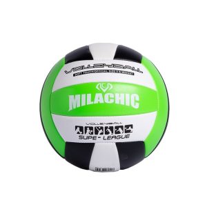 MILACHIC 0845 Volleyball For Student Exams Indoor Competition Volleyball (Black Green 6911)