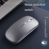 C7002 2400DPI 4 Keys Colorful Luminous Wireless Mouse, Color: Dual-modes Rose Gold - Image 6