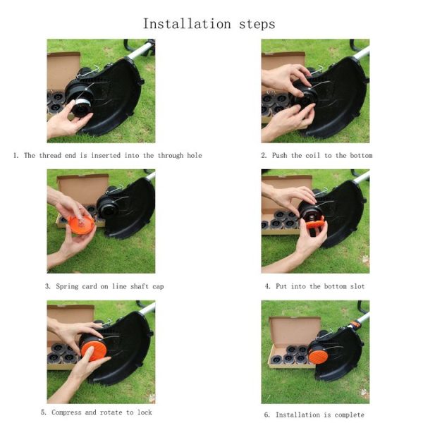 4 In 1 Nylon Grass Rope Mowing Line For BLACK+DECKER Lawn Mowers (B2 Package - Coilx4) - Image 3