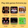 G7 3.5 inch Ultra-thin Handheld Game Console Built-in 666 Games, Style: Double (Pink) - Image 6