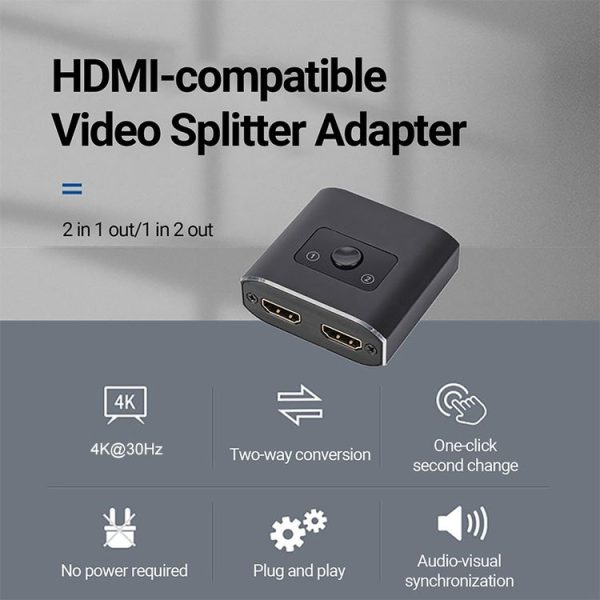 2 to 1 Out HD HDMI Switch - Image 3