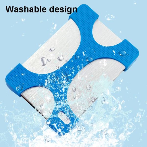 2 PCS Mobile Hard Drive Silicone Protective Case For Seagate 4 / 5T (Transparent White) - Image 6