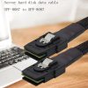 SAS36P SFF-8087 to SAS36P Cable Motherboard Server Hard Disk Data Cable, Color: Black 0.7m - Image 5