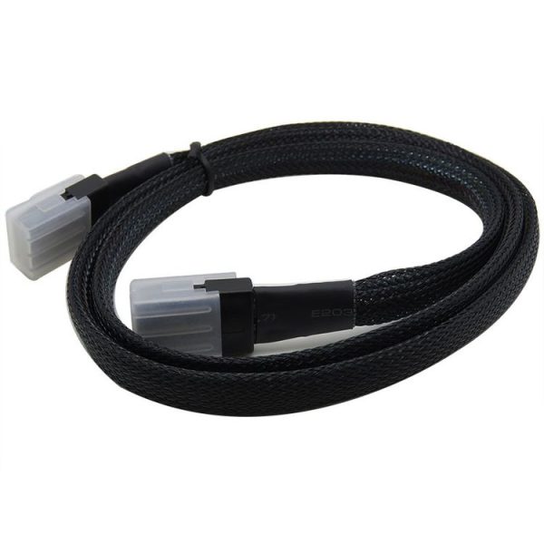SAS36P SFF-8087 to SAS36P Cable Motherboard Server Hard Disk Data Cable, Color: Black 1m - Image 2