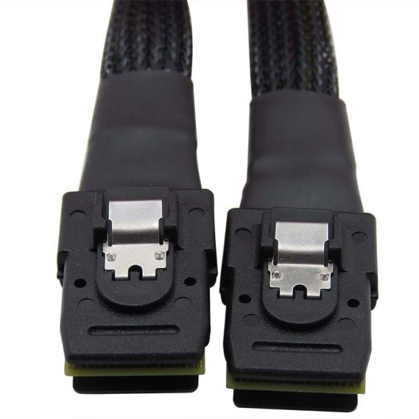 SAS36P SFF-8087 to SAS36P Cable Motherboard Server Hard Disk Data Cable, Color: Black 1m - Image 3