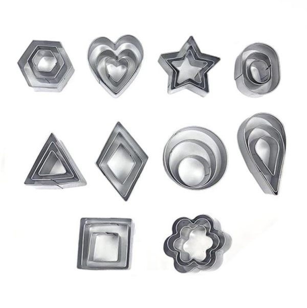 30 PCS / Set Stainless Steel Biscuit Mold - Image 3