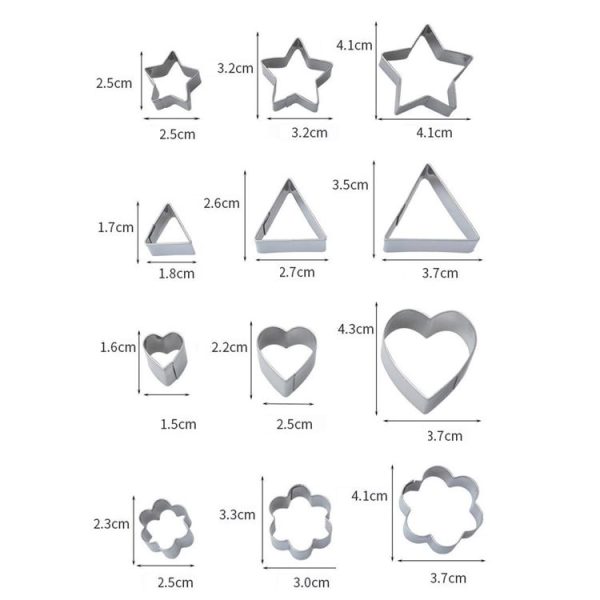 30 PCS / Set Stainless Steel Biscuit Mold - Image 5