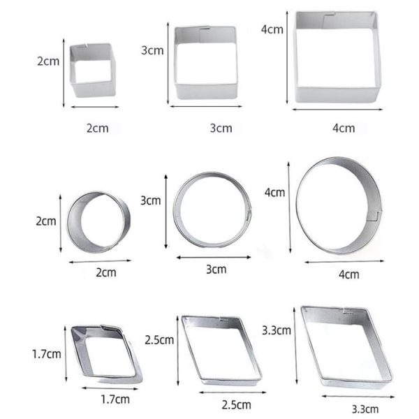 30 PCS / Set Stainless Steel Biscuit Mold - Image 6