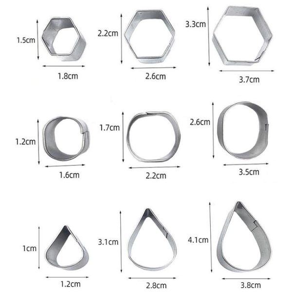 30 PCS / Set Stainless Steel Biscuit Mold - Image 7