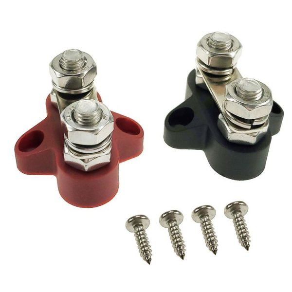 Double Terminal Block Spiral Fixed Wire Connector, Color: M8 Black - Image 2