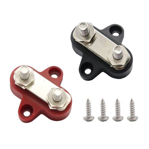 Double Terminal Block Spiral Fixed Wire Connector, Color: M6 Red - Image 2
