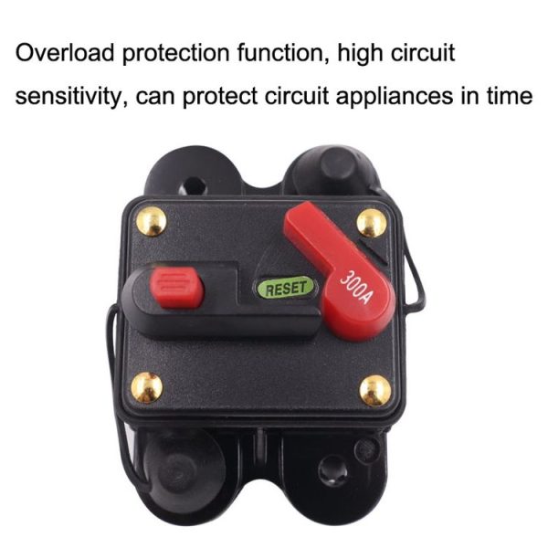 CB2 Car RV Yacht Audio Modification Automatic Circuit Breaker Switch, Specification: 300A - Image 5
