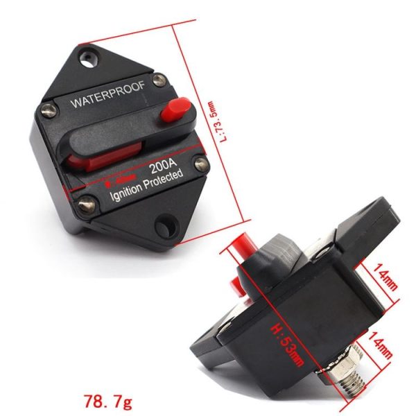 CB10 Car Audio Modified Automatic Circuit Breakerion, Specification: 200A - Image 5