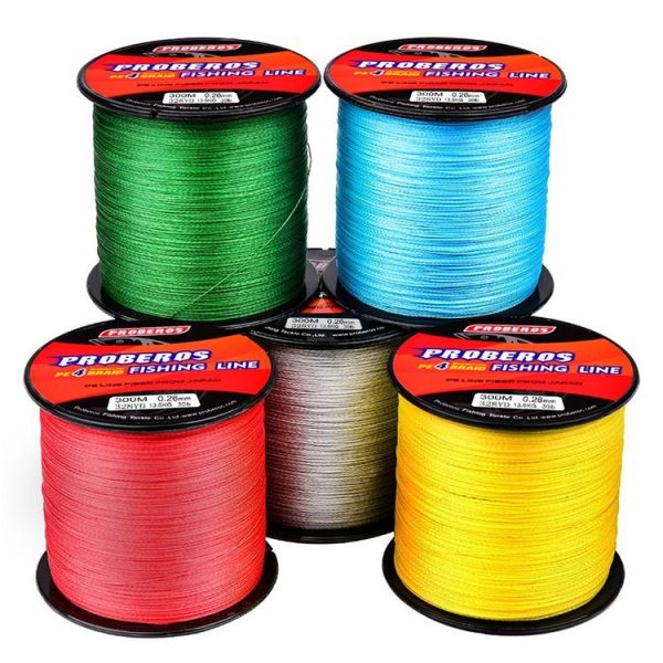 PROBEROS 4 Edited 300M Fish Line, Line number: 5.0 / 50LB (Red) - Image 2