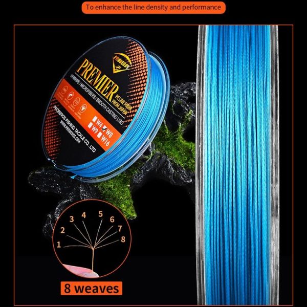 PROBEROS 8 Edited 100M Majestic Horse Fish Line, Line number: 0.6 / 8LB (Red) - Image 3