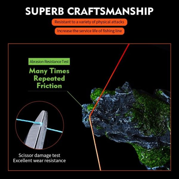 PROBEROS 8 Edited 100M Majestic Horse Fish Line, Line number: 0.6 / 8LB (Red) - Image 5