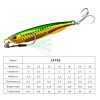 3 PCS PROBEROS LF103 Simulation Metal Sea Fishing Bait, Specification: 30g (A With Hook) - Image 7