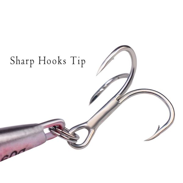 2 PCS PROBEROS LF103 Simulation Metal Sea Fishing Bait, Specification: 50g (A With Hook) - Image 4