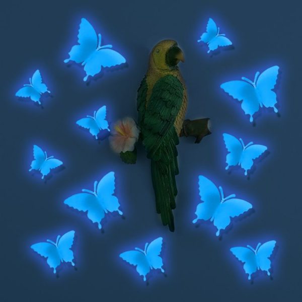 YG005 3D Stereo Butterfly Luminous Wall Sticker (Blue) - Image 3