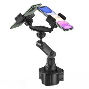 Double Chuck Rotary Multifunctional Cup Holder Mobile Phone Holder (Cup T1)