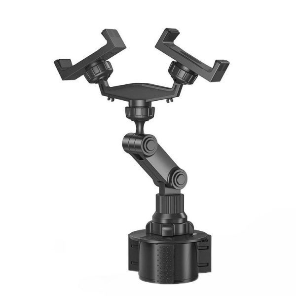 Double Chuck Rotary Multifunctional Cup Holder Mobile Phone Holder (Cup T1) - Image 2