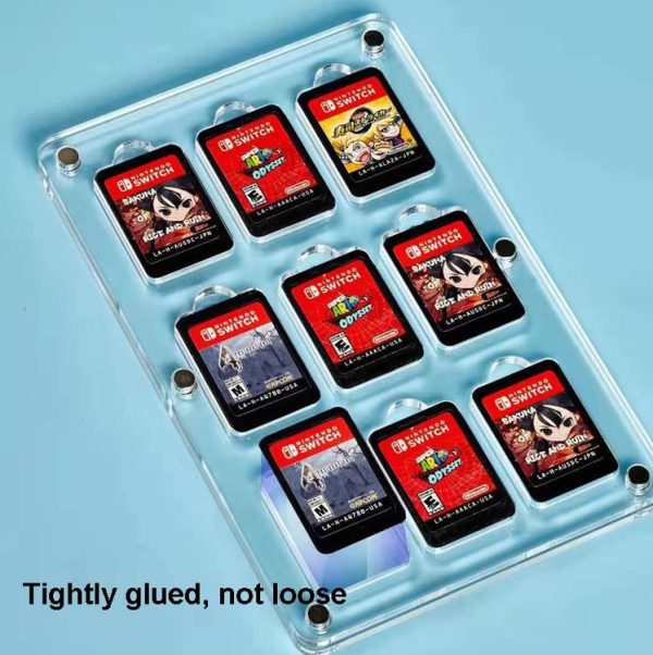27 Grid Transparent Crystal Magnetic Game Card Storage Box For Switch - Image 4