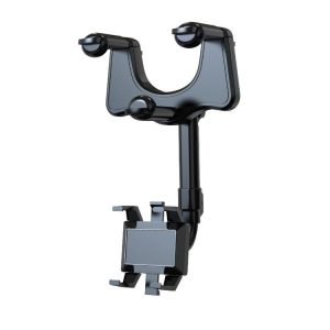 ZJ099 360 Degree Rotating Car Rearview Mirror Phone Holder (Classic Black)