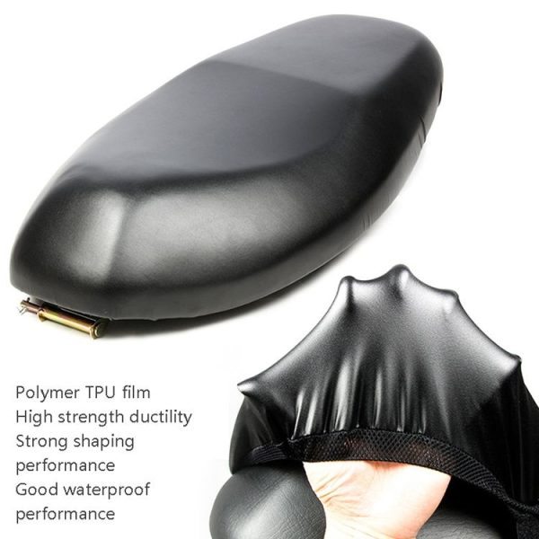 MC1004 Motorcycle Sun Protection Dustproof Rain Seat Cover, Specification: XL (Black) - Image 2